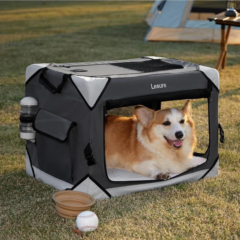 LE SURE Soft Collapsible Dog Crate