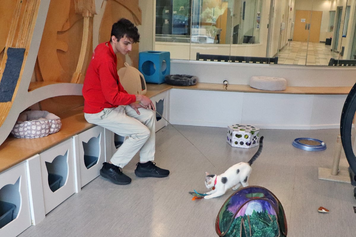 Volunteer Eric Greene